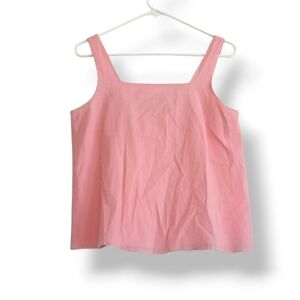 Club Monaco Blush Pink Camisole Ribbon Tie Back Femme Girly Flowy Balletcore SM